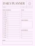 Daily Productive Planner Bundle - Digital Planner PDF | Weekly Planner, Habit Tracker & Goal Planner