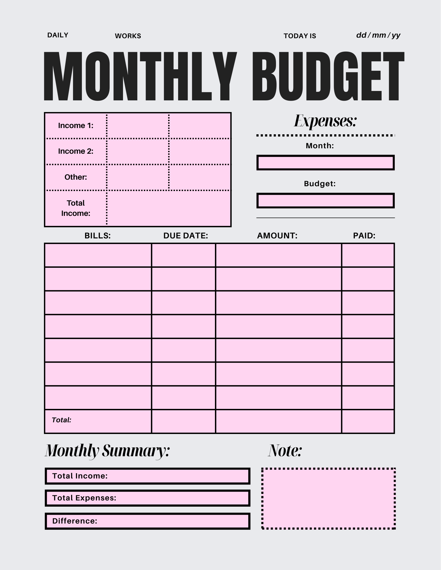 The Ultimate Budget Planner | Track Spending, Save Money & Plan Your Finances